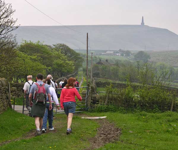 Heading for Stoodley Pike