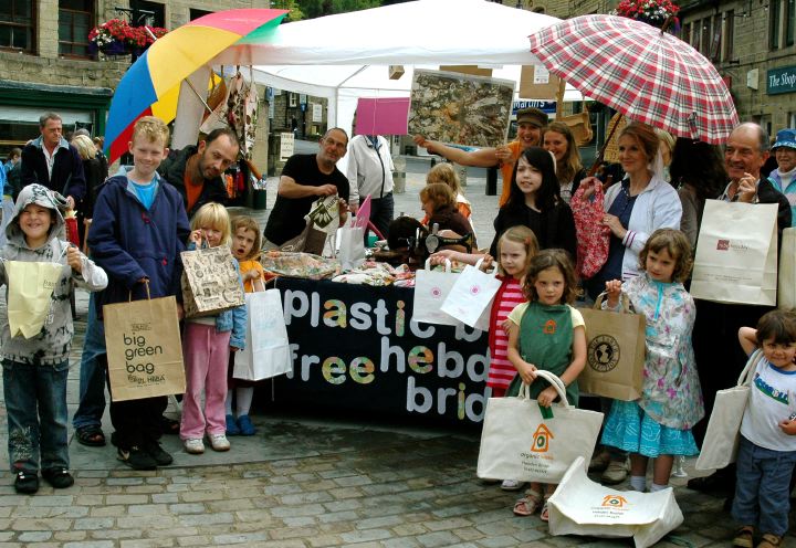 Plastic bag free Hebden Bridge