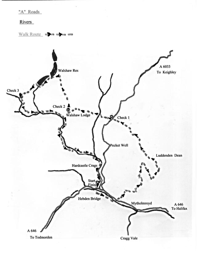 Boundary Walk map