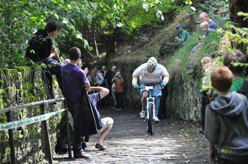 Up the Buttress by bike