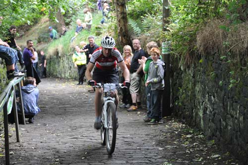 Up the Buttress by bike