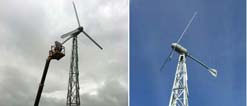 The community wind turbine at Blackshaw Head is now fully up and running