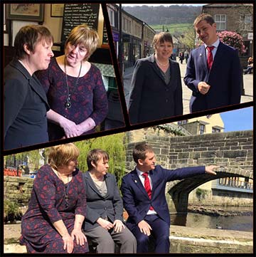 Shadow Environment Secretary highlights Labour’s Green Plan in Hebden Bridge