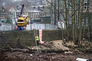 Camper Van retrieved from river