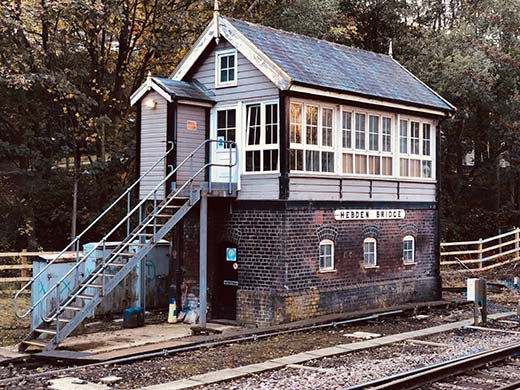 Signal Box in Hebden Bridge