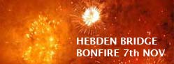 Hebden Bridge bonfire
