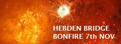 Hebden Bridge bonfire