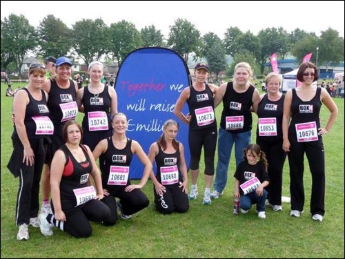 Hebden Bridge Race for Life Women's Team