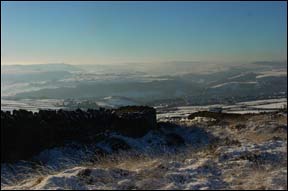 Hebden Bridge in the snow